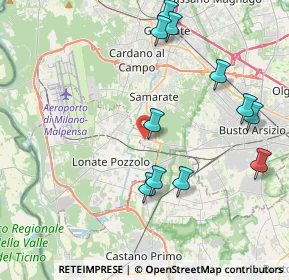 Mappa Via Gelada, 21017 Samarate VA, Italia (4.37636)