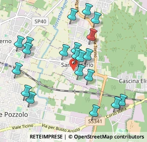 Mappa Via Gelada, 21017 Samarate VA, Italia (1.015)