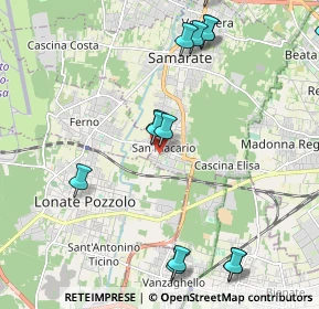 Mappa Via Gelada, 21017 Samarate VA, Italia (2.50357)