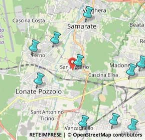 Mappa Via Gelada, 21017 Samarate VA, Italia (3.21571)