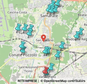 Mappa Via Gelada, 21017 Samarate VA, Italia (2.3325)