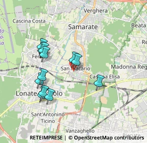Mappa Via Gelada, 21017 Samarate VA, Italia (1.69)