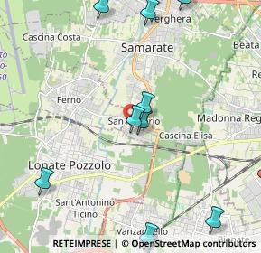 Mappa Via Gelada, 21017 Samarate VA, Italia (2.78545)