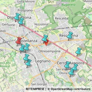 Mappa Via Santa Teresa del Bambin Gesù, 20025 Legnano MI, Italia (2.67692)