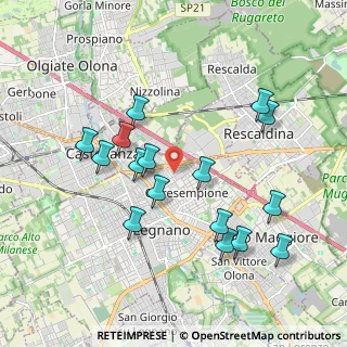 Mappa Via Santa Teresa del Bambin Gesù, 20025 Legnano MI, Italia (1.91375)
