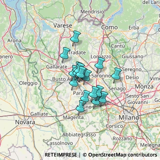 Mappa Via Monte Cervino, 20025 Legnano MI, Italia (8.09111)