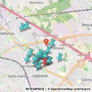 Mappa Via Santa Teresa del Bambin Gesù, 20025 Legnano MI, Italia (0.9125)