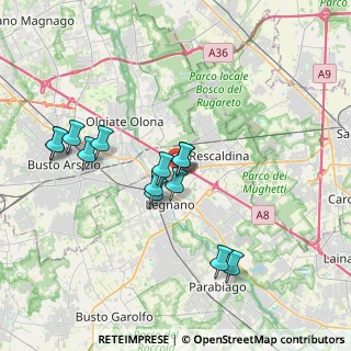 Mappa Via Monte Cervino, 20025 Legnano MI, Italia (3.38923)
