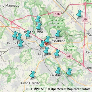 Mappa Via Santa Teresa del Bambin Gesù, 20025 Legnano MI, Italia (4.252)