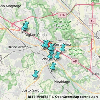 Mappa Via Santa Teresa del Bambin Gesù, 20025 Legnano MI, Italia (2.78545)