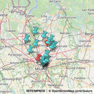 Mappa Via Monte Grappa, 20851 Lissone MB, Italia (11.32)
