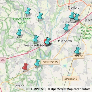 Mappa Strada Provinciale, 24041 Brembate BG, Italia (4.43933)