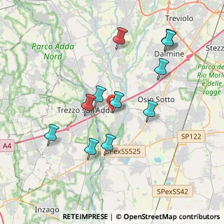 Mappa Strada Provinciale, 24041 Brembate BG, Italia (3.69727)
