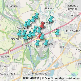 Mappa Strada Provinciale, 24041 Brembate BG, Italia (1.4805)