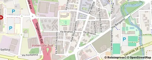 Mappa Vimercate