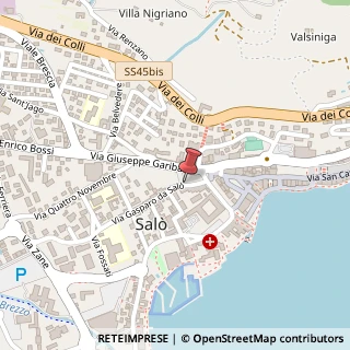 Mappa Via Gasparo da Sal?, 26, 25087 Salò, Brescia (Lombardia)