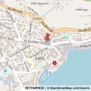 Mappa Via Garibaldi, 44, 25087 Salò, Brescia (Lombardia)