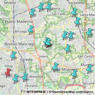 Mappa Via Don Luigi Sturzo, 20832 Desio MB, Italia (2.717)