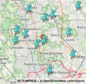 Mappa Via Don Luigi Sturzo, 20832 Desio MB, Italia (4.53083)
