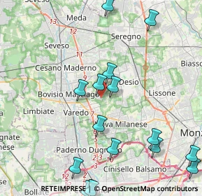 Mappa Via Don Luigi Sturzo, 20832 Desio MB, Italia (6.133)