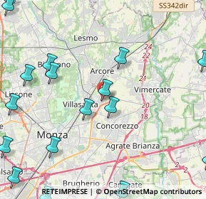 Mappa Via dei Boschi, 20852 Villasanta MB, Italia (6.636)