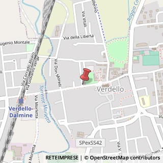 Mappa Via Don Giavazzi, 13, 24049 Verdello, Bergamo (Lombardia)