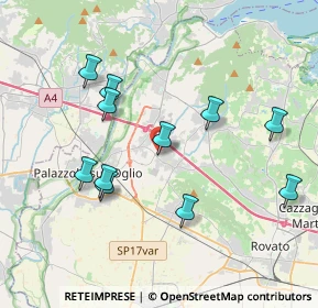 Mappa Via delle Gaiarde, 25036 Palazzolo sull'Oglio BS, Italia (3.77818)