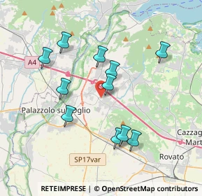 Mappa Via delle Gaiarde, 25036 Palazzolo sull'Oglio BS, Italia (3.47545)