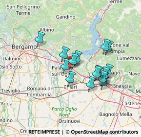 Mappa Via delle Gaiarde, 25036 Palazzolo sull'Oglio BS, Italia (11.49438)