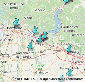 Mappa Via delle Gaiarde, 25036 Palazzolo sull'Oglio BS, Italia (17.05727)