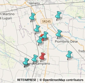 Mappa 35011 Loreggia PD, Italia (3.61455)