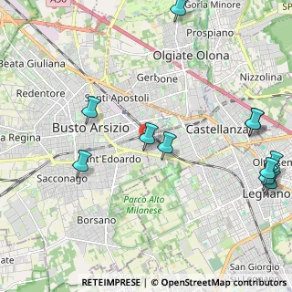 Mappa Via Novara, 21052 Castellanza VA, Italia (2.69)