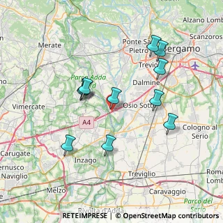 Mappa 24042 Trezzo sull'Adda MI, Italia (6.96727)