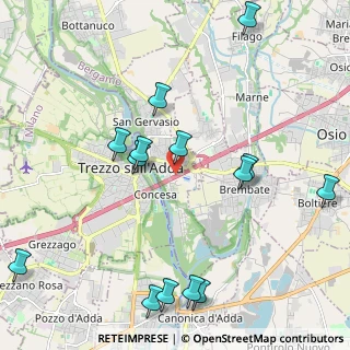 Mappa 24042 Trezzo sull'Adda MI, Italia (2.46214)