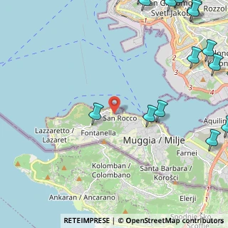 Mappa Porto San Rocco, 34015 Muggia TS, Italia (3.8475)