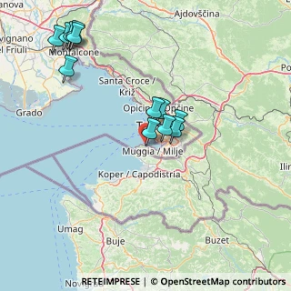Mappa Porto San Rocco, 34015 Muggia TS, Italia (16.35583)