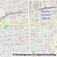 Mapa Busto Arsizio