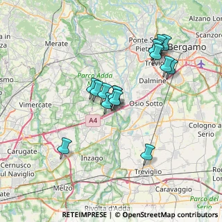 Mappa Via Quarto, 20056 Trezzo sull'Adda MI, Italia (6.40125)