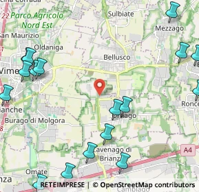 Mappa Via Libero Grassi, 20876 Ornago MB, Italia (3.02882)