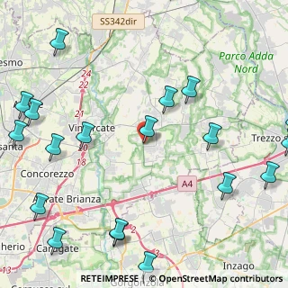 Mappa Via Libero Grassi, 20876 Ornago MB, Italia (6.25)