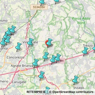Mappa Via Libero Grassi, 20876 Ornago MB, Italia (6.1425)