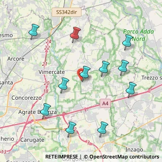 Mappa Via Libero Grassi, 20876 Ornago MB, Italia (4.46455)