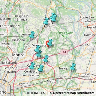 Mappa Via Libero Grassi, 20876 Ornago MB, Italia (7.41545)