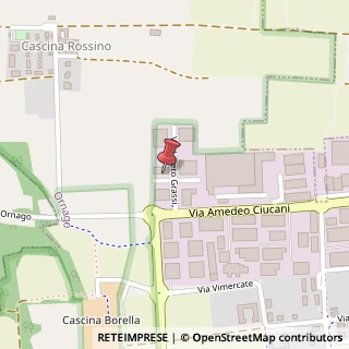 Mappa Via Libero Grassi, 15, 20876 Ornago, Monza e Brianza (Lombardia)