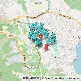 Mappa Via Solitro Giuseppe, 25087 Salò BS, Italia (0.23929)