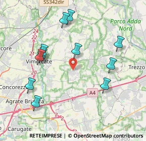 Mappa Via Amedeo Ciucani, 20876 Ornago MB, Italia (4.17182)