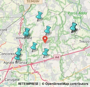 Mappa Via Amedeo Ciucani, 20876 Ornago MB, Italia (3.99)