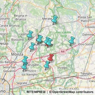 Mappa Via Meucci, 20876 Ornago MB, Italia (6.31083)