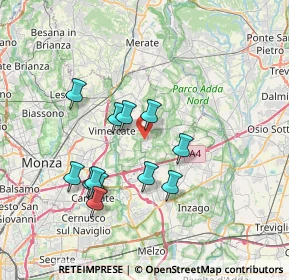 Mappa Via Meucci, 20876 Ornago MB, Italia (6.58083)