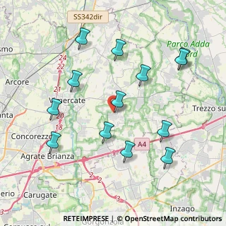 Mappa Via Meucci, 20876 Ornago MB, Italia (4.18769)